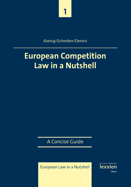Buchumschlag: European Competition Law in a Nutshell