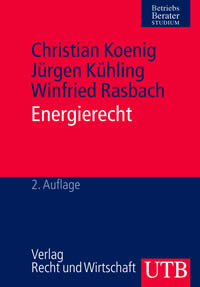 Buchumschlag: Energierecht