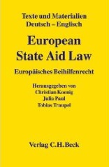 Buchumschlag: European State Aid Law