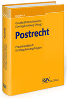 Buchumschlag: Postrecht – Praxishandbuch für Regulierungsfragen